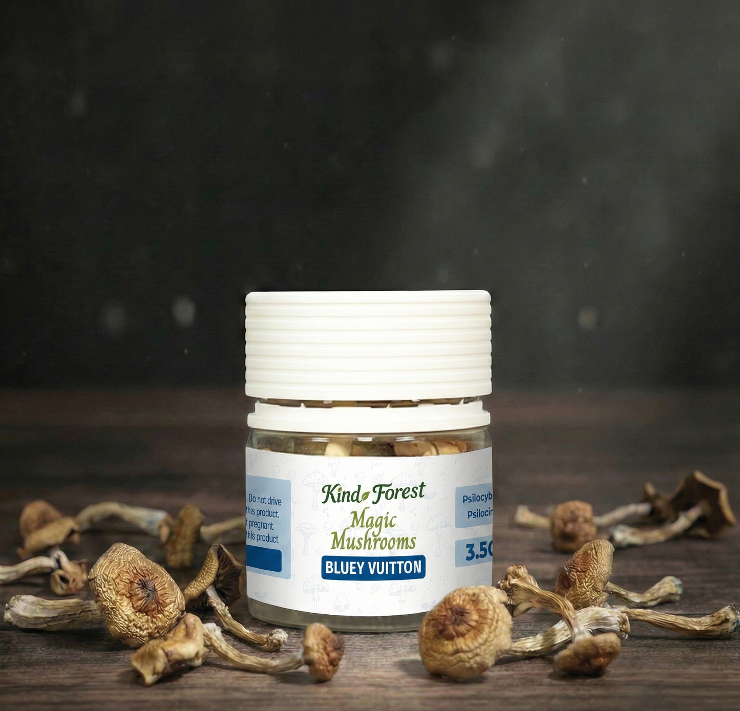 3.5 Grams - Magic Mushrooms - Bluey Vuitton